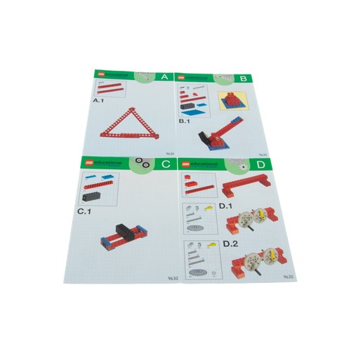 1x LEGO Building Instruction Set Booklet a-H Educational Division Activity 9630 - Picture 2 of 3