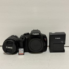 Canon EOS Rebel T5 Digital SLR Camera 18-55mm Lens  Battery/ Charger- Tested 