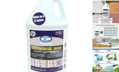 #ad OXYPro Total Wash Outdoor Cleaner Concentrate for Pressure Washer – House Wash $49.03