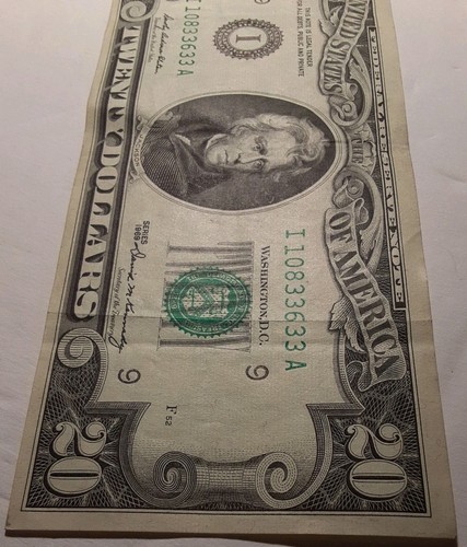 1969 20 Dollar Bill Minneapolis Minnesota I 10833633 A Circulated Authentic - Picture 16 of 24