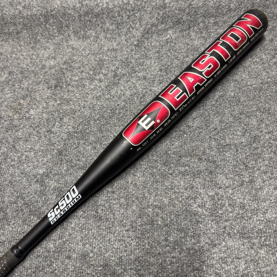 "Bate de softbol Easton Zcore Redline talla 5 Z Sc500 34"" 26 oz 2 1/4 de diámetro" Foto 2 de 4