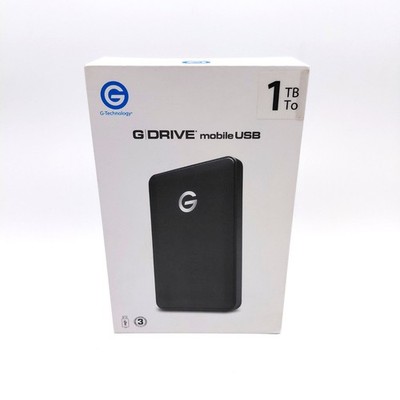 G-Technology G-DRIVE Mobile USB Portable USB 3.0 Festplatte 1TB 0G04451 Schwarz