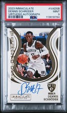 2023 PANINI IMMACULATE COLLECTION VIRTUOSO AUTOS DENNIS SCHRODER 73/99 PSA 9