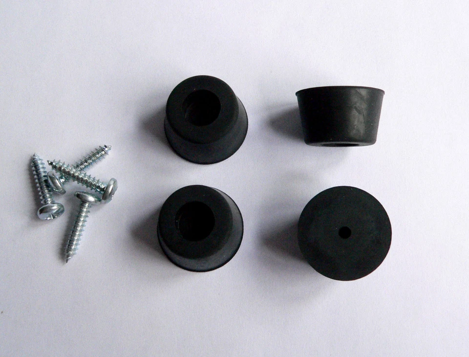 Medium Rubber Feet x 4 for Marshall Amplifier Cabinet guitar amp loudspeaker - Image 1 of 1