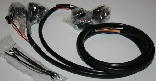 Cables conmutadores de barra de mango de doble cámara Harley Evo 83871 cromo 60" de largo 1996 y más (19) - Imagen 2 de 8