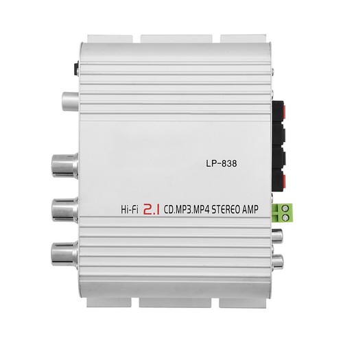 LP-838 HiFi Digital Power Amplifier MP3 Phone Audio Stereo Bass Amp 2.1 Channel - Picture 14 of 20