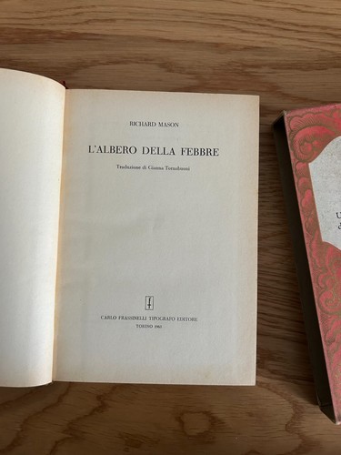 L'ALBERO DELLA FEBBRE DI RICHARD MASON EDIZIONE FRASSINELLI 1962 - Picture 5 of 14