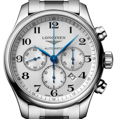 Longines Master Collection Chronograph 44mm Silver dial L2.859.4.78.6 - 第 1/4 張圖片