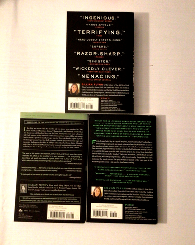 3 Books by Gillian Flynn* Gone Girl/Sharp Objects/Dark Places PB - Foto 3 di 12