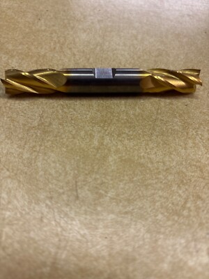NIAGARA 7/8'' 4-FLUTE SINGLE Double END TITANIUM COATED HIGH SPEED END MILL