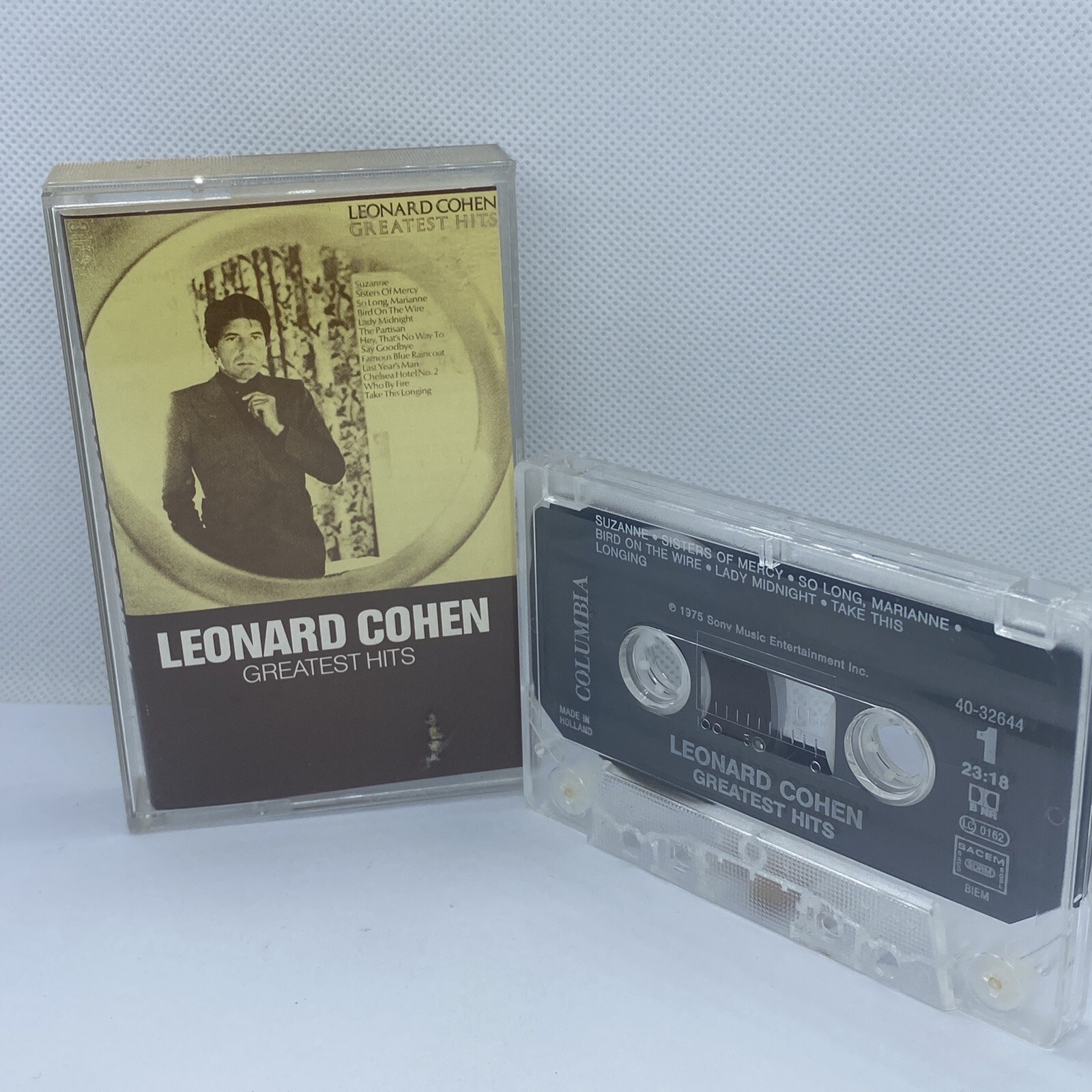 Leonard Cohen - Greatest Hits - Cassette Tape