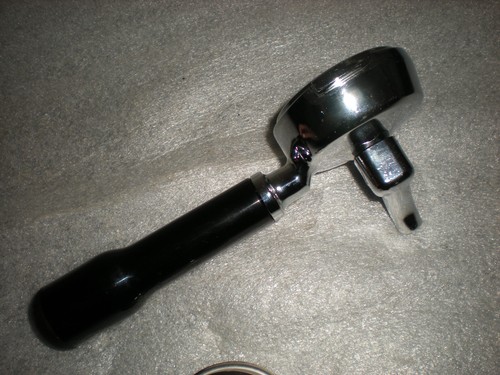 60mm Single Spout Coffee Machine Portafilter & Backflush Blind Filter - Picture 7 of 9