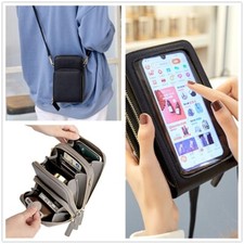 Women/Girl Leather Card Wallet Purse Crossbody Phone Case For iPhone/Samsung