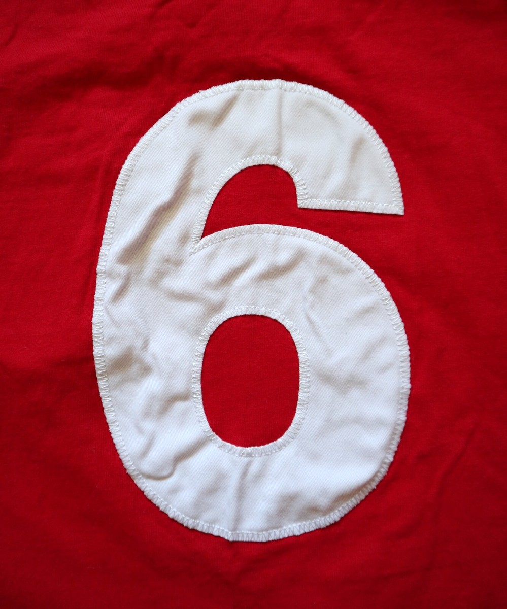 Maillot De Football Angleterre Vintage 1966 - Rouge Away - Taille L - Toffs