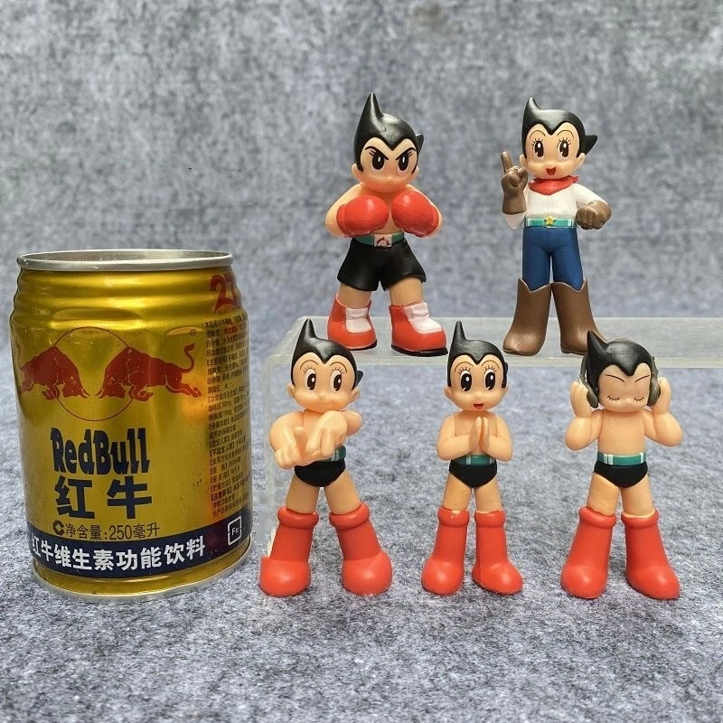 Figura de anime Astro Boy 5 piezas conjuntos combinados decoración arte juguete estatuilla 7 cm Foto 4 de 4