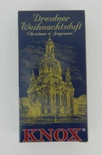 24 New Knox Incense Cones Dresden BLUE Gingerbread Pine Cinnamon Vanilla Myrrh 