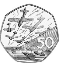 1994 D-Day 50p Coin Rare Commemorative Fifty Pence Coin