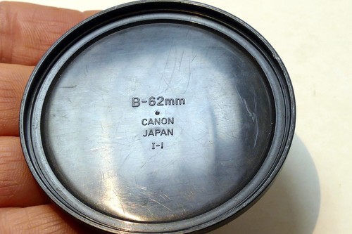 Canon B-62 52mm Front cap for 35-70mm f3.5-4.5 FDn FD lenses - original OEM - Picture 3 of 5
