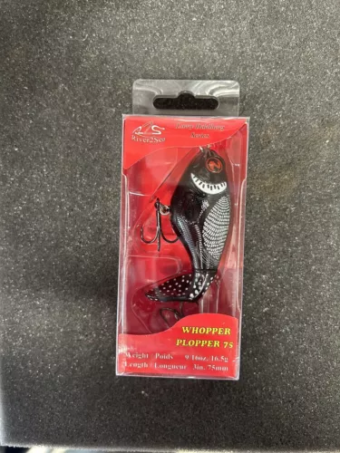 River2Sea WPL75-12 Whopper Plopper 12 Loon Topwater Fishing Lure.