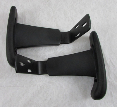 Replacement Adjustable Left & Right Cushion Top Armrest for Black Office Chair