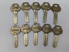 Lot of 10 Corbin Russwin Original "N15" 6 Pin Key Blanks