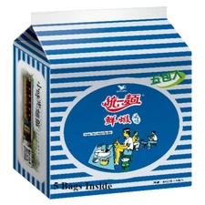 Uni-President 統一 Instant Noodles 83g (5 bags) Shrimp Flavor 鮮蝦麵