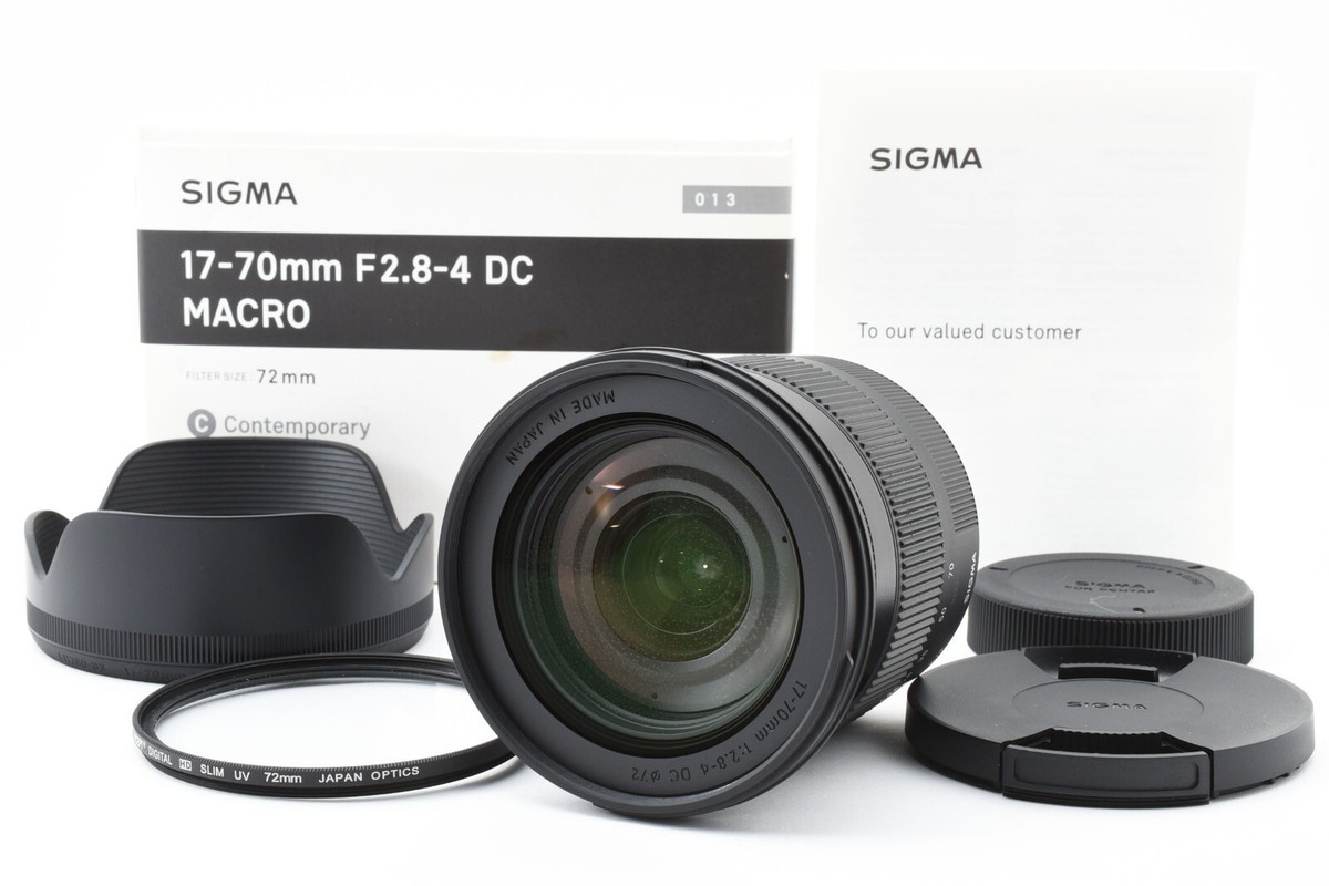 シグマ Sigma 17-70mm f2.8-4 DC Macro OS HSM シグマ 17-70mm F2.8-4 DC MACRO OS HSM Contemporary SIGMA SA