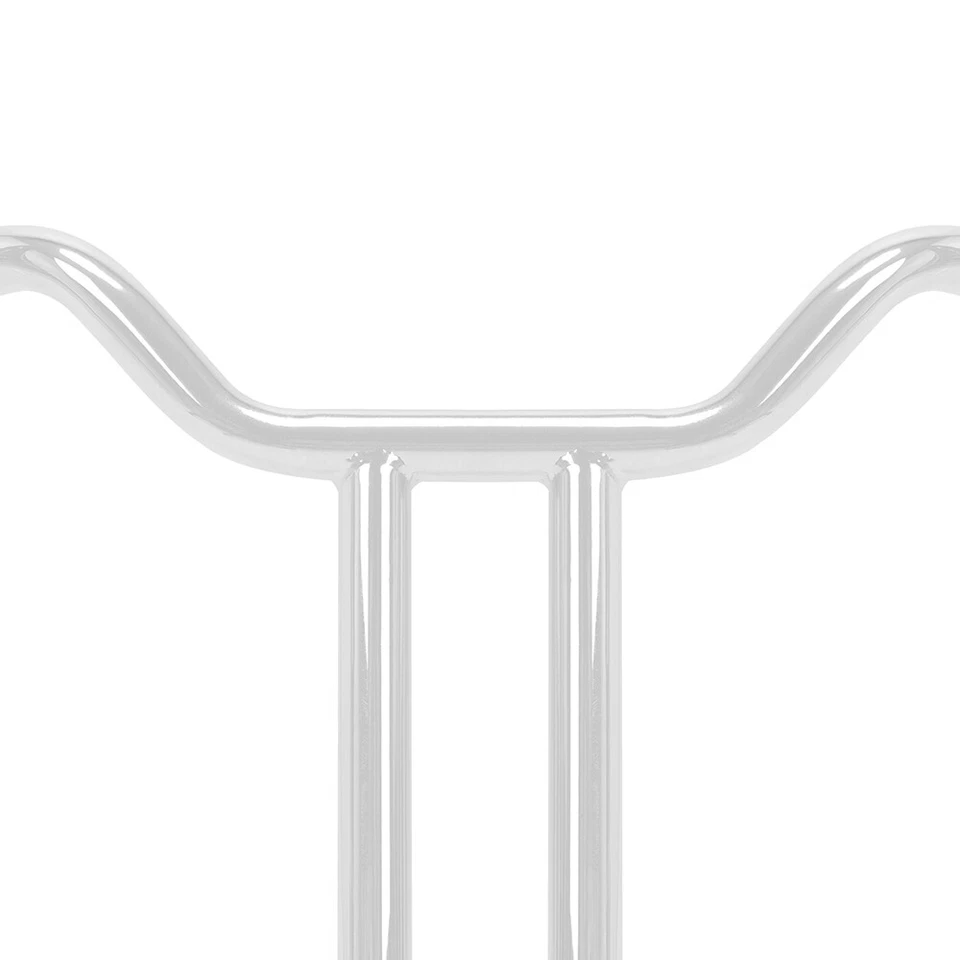 Chrome 14'' Rise T-Bar 1-1/4" Handlebar Fit For Harley Softail Dyna Road King Foto 4 de 4