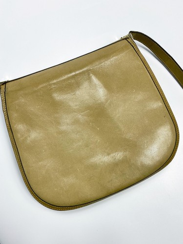 Bally Vintage Leather Saddle Crossbody Shoulder Bag - Picture 12 of 13