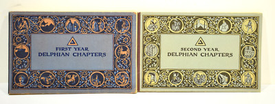 DELPHIAN CHAPTERS: FIRST YEAR & SECOND YEAR Books  Early Women's Advocacy Group