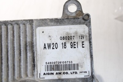 2007 MAZDA CX-9 transmission control module AW20 18 9E1 E OEM f5