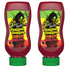 Levi Roots Reggae Reggae Tomato Chilli Jam Squeezy Bottle 300g  PACK OF 2