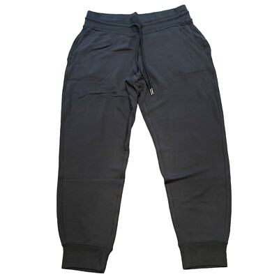 NWOT Athleta Balance Jogger Sz S Black Stretch Modal Ultra Soft Relaxed Pockets