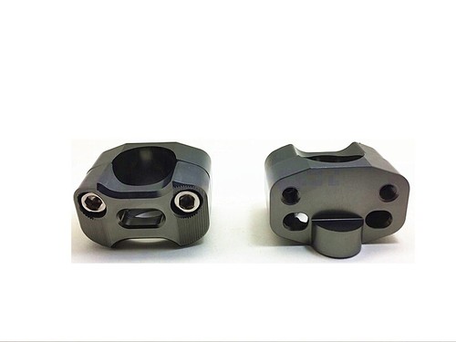 HandleBar Fat Bar Mount Clamps Risers Adaptor 7/8" to 1"-1/8" Dirt Pit Bike ATV - Picture 26 of 31