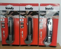 3X Kwb Teppichmesser Cuttermesser Mit Festestellfunktion 18 Mm Rund