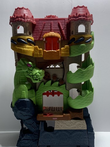 Fisher-Price Imaginext Dragon World Castle Fortress Lights & Sounds Work Great - Picture 2 of 13