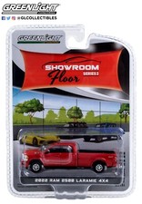 Greenlight Showroom Floor Series 3, 2022 Dodge Ram 2500 Laramie 4x4 Red 1/64