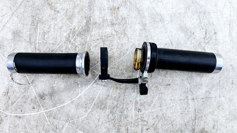 Honda Valkyrie Interstate 1999 mango del acelerador izquierdo derecho agarre negro bloqueo de crucero Foto 2 de 4