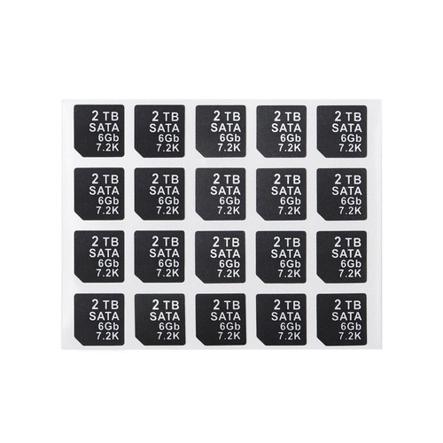LOT OF 20 Capacity Sticker FOR DELL DXD9H X7K8W 14gen hard disk tray Caddy - Picture 33 of 58
