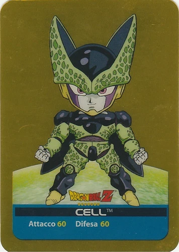 Lamincards Dragon Ball Z Edibas Serie Oro CELL N 74 DORADO