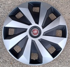 4 Radkappen für Fiat Ducato/Transporter in 15 Zoll in silber/schwarz Volvano