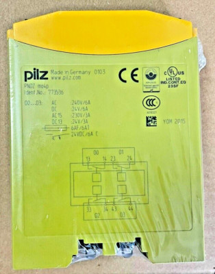 NEU PILZ 773536 PNOZ mo4p Sicherheitsrelais 4n/o