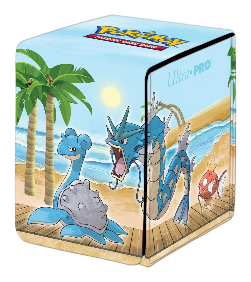Pokemon Gallery Series Seaside Alove Flip Deck Box Garados Lapras Karpador UP - Bild 1 von 1