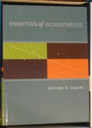 Essentials of Econometrics by Damodar N. Gujarati third edition ...