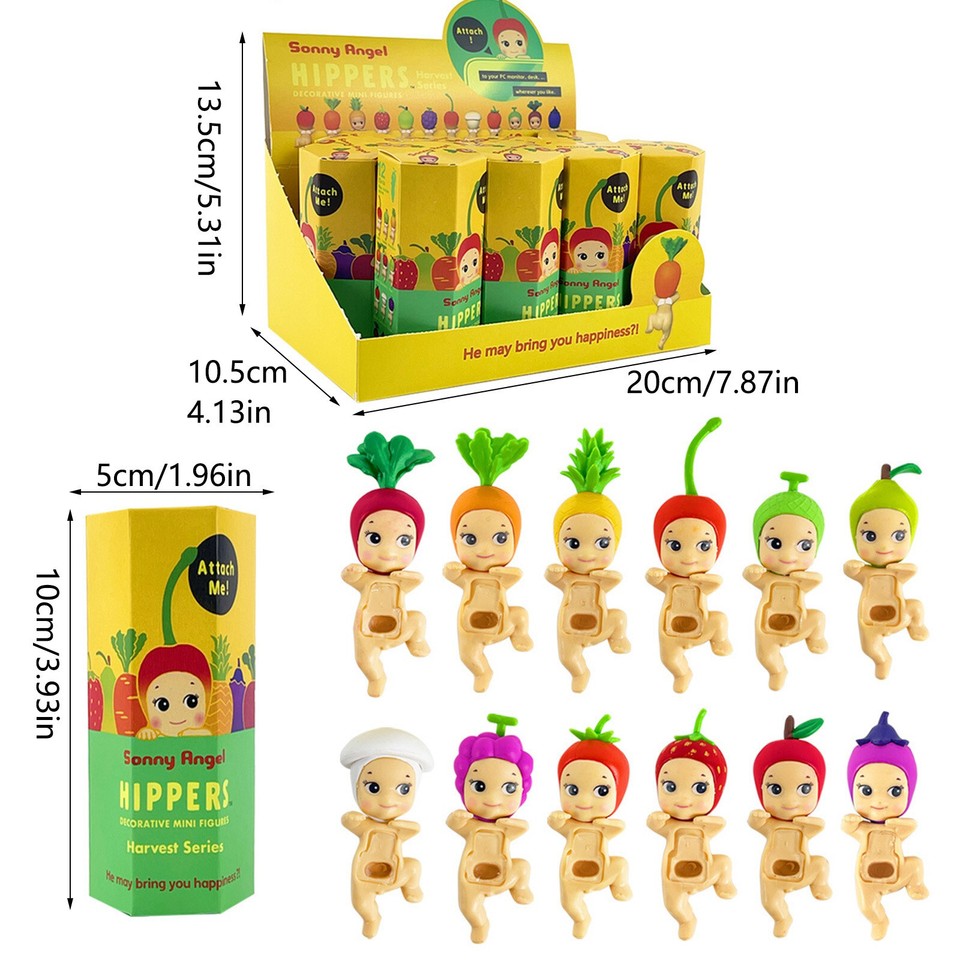 2024 Sonny Angel Hippers Lying Down Angel Series Anime Figures Toys