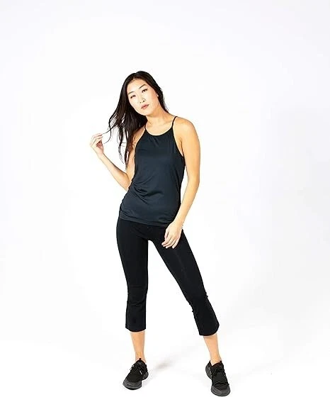 Camiseta sin mangas Spalding para mujer activa fruncida lateral talla regular y grande Sky Tie Dye XL Foto 2 de 4