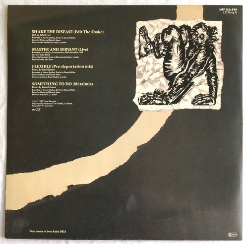 DEPECHE MODE -Shake The Disease REMIX - Rare German Splatter vinyl 12" (Record) - Picture 5 of 5