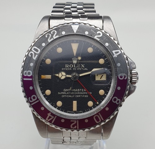 ROLEX GMT MASTER 1675 Stahl STEEL Vintage von 1959