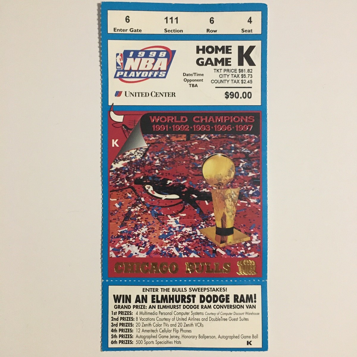 Game Winner Bulls Vs Jazz Game Michael Jordan 'The Last Shot' 1998 NBA  Finals Game Winner V Jazz Photo Poster UK