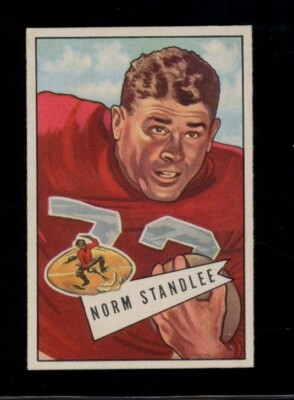 1952 Bowman Small #42 Norm Standlee 49ers EX-MT LOOK! SV